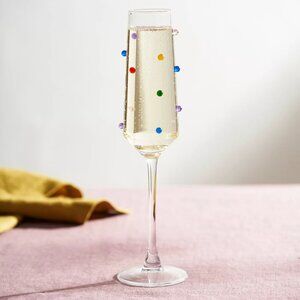 Brand New Anthropologie Confetti Flutes, Set of 2